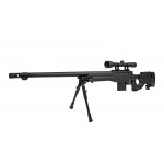 Well модель снайперской винтовки MB4403D Spring (with scope & bipod) BK